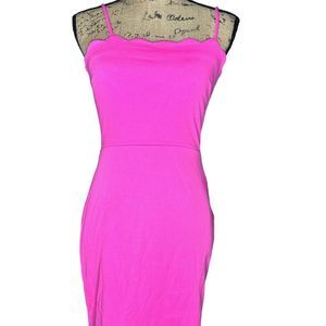 CITY STUDIO Womens Pink Spaghetti Strap Short Evening Body Con Dress Juniors 7